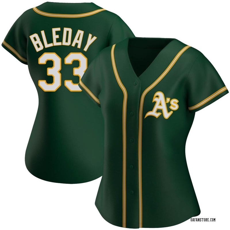 Authentic JJ Bleday Women's Oakland Athletics Green Alternate Jersey
