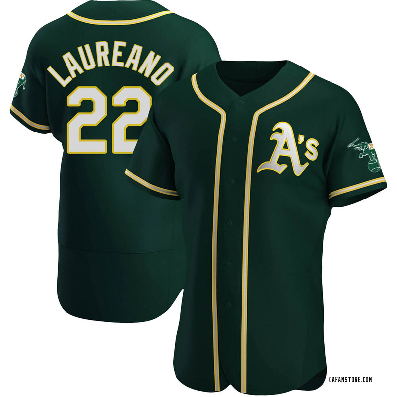Authentic Ramon Laureano Men's Oakland Athletics Green Alternate Jersey