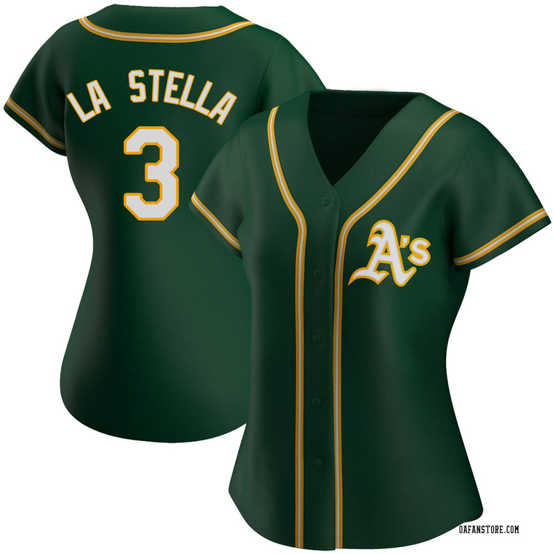 Tommy La Stella Game-Used Road Jersey - Angels at Athletics - 3/28/19