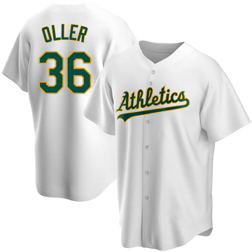 Adam Oller Oakland Athletics Women's Backer Slim Fit T-Shirt - Ash