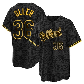 Men's Oakland Athletics Adam Oller White Home Jersey - Authentic