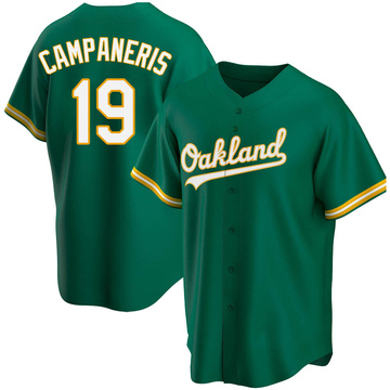 Replica Bert Campaneris Men's Oakland Athletics Kelly Green Alternate Jersey