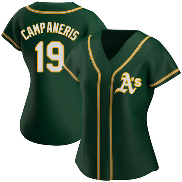 Replica Bert Campaneris Women's Oakland Athletics Green Alternate Jersey