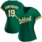 Replica Bert Campaneris Women's Oakland Athletics Kelly Green Alternate Jersey