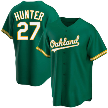 Catfish Hunter Jersey - NY Yankees Pinstripe Cooperstown Replica Throwback  Jersey