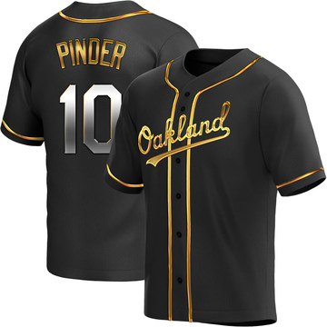 Chad Pinder Women's Oakland Athletics Home Jersey - White Replica
