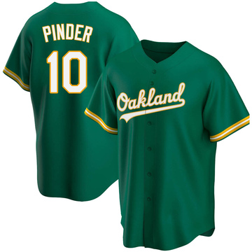 Chad Pinder Women's Oakland Athletics Home Jersey - White Replica