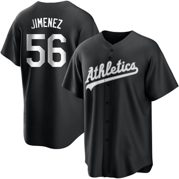 2022 Oakland Athletic Dany Jimenez #56 Game Used White Jersey