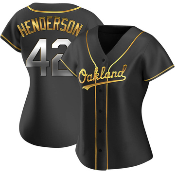 Mitchell & Ness Oakland Athletics #42 Dave Henderson World Series Jersey Sz  50