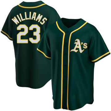 Nike Men's Oakland Athletics Kelly Green Road Cooperstown Collection Team Jersey