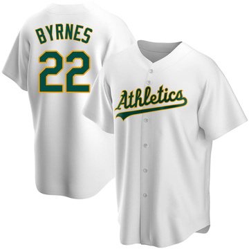 Eric Byrnes 2000 Oakland Athletics Throwback MLB Baseball Jersey