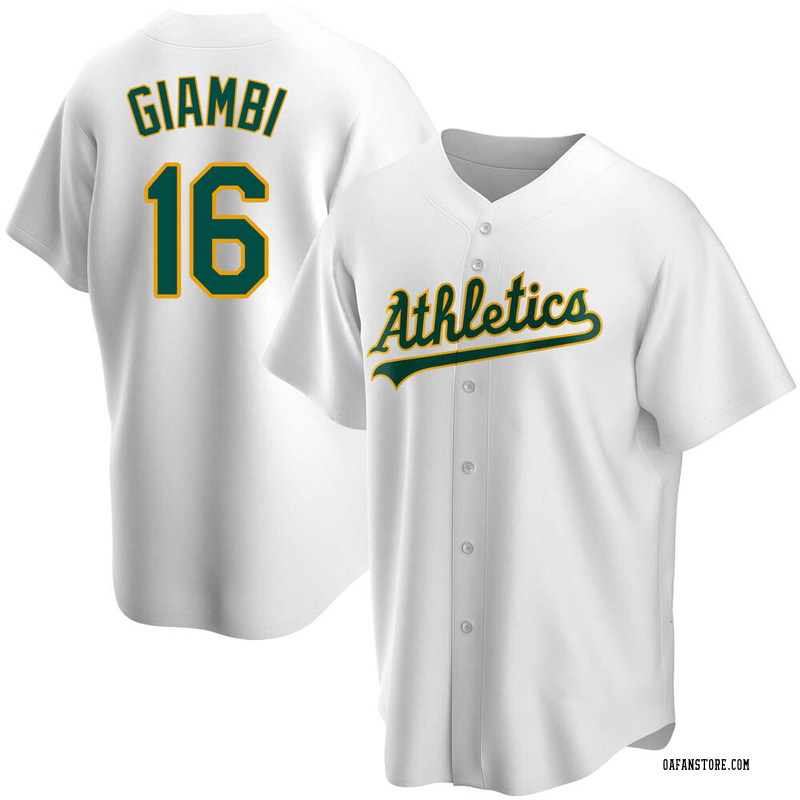 Buy Jason Giambi Oakland Athletics Replica Home Jersey (X-Large