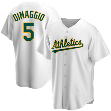 Joe Dimaggio Men's Oakland Athletics Alternate Jersey - Green Replica