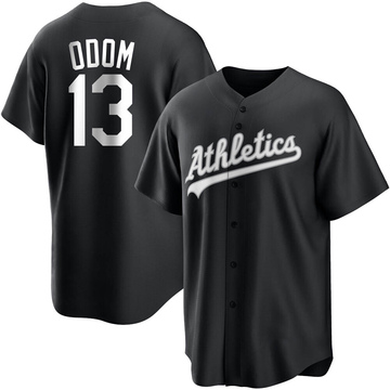 Denny McLain Men's Detroit Tigers Alternate Jersey - Black Holographic  Replica