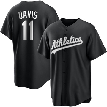 Women's Nike Khris Davis White Oakland Athletics Home Replica Player Jersey  