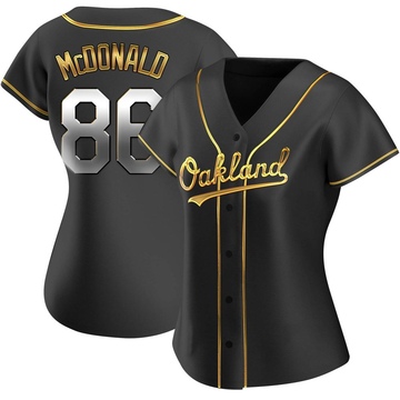 Mickey McDonald Men's Oakland Athletics Home Jersey - White Replica