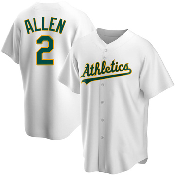2022 Oakland A's Athletics Nick Allen #2 Game Used Kelly Green