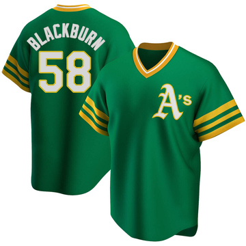 Paul Blackburn Women's Nike White Oakland Athletics Home Replica Custom Jersey Size: Medium