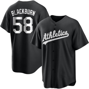 2019 Oakland A's Athletics Paul Blackburn #58 Game Used White Jersey  Atleticos - Game Used MLB Jerseys at 's Sports Collectibles Store