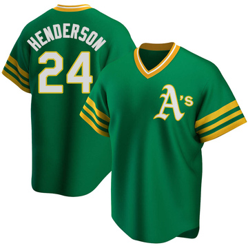 Authentic Rickey Henderson Oakland Athletics 1991 Pullover Jersey