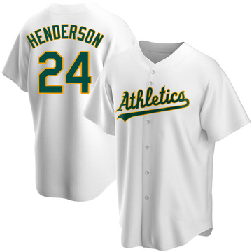 Rickey Henderson Oakland Athletics Women's Black Roster Name & Number T- Shirt 