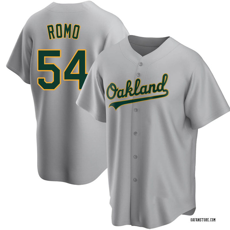 Men's Oakland Athletics Sergio Romo Gold Alternate Jersey - Authentic