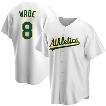 Tyler Wade Oakland Athletics Women's Green Backer Slim Fit T-Shirt 