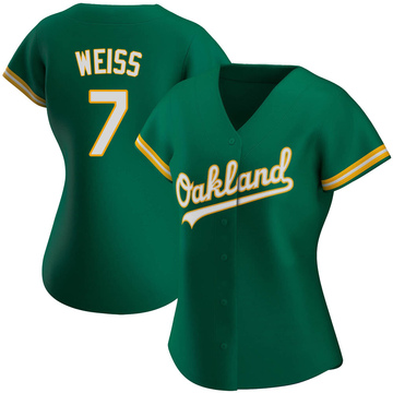 WALT WEISS 1989 Oakland Athletics World SERIES THROWBACK JERSEY W PATCH NWT  52