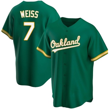 Reggie Jackson Oakland Athletics Nike Road Cooperstown Collection Player  Jersey - Kelly Green